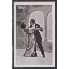 TANGO ANTIGUA TARJETA POSTAL DE TAMAÑO UN POCO MAS PEQUEÑO QUE LO NORMAL, MUSICA BAILES